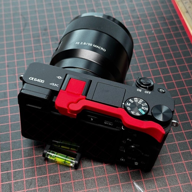 Sony A6400/ A6300/ A6100/ A6000 กล้อง Thumb Grip Hotshoe 3D พิมพ์สําหรับ Sony [3D SEASON]