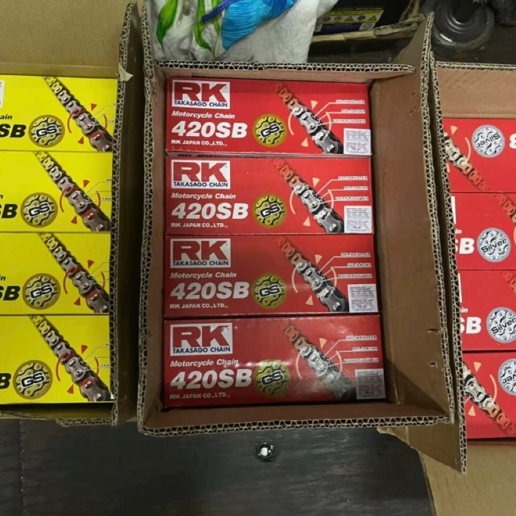 โซ่RK 415/420 สีทอง สีเงิน สินค้า RK แท้ 100%