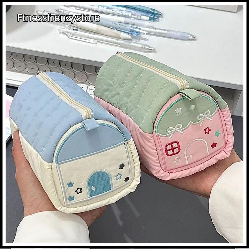 [FF] 1PC Multi-Functional เย็บปักถักร้อยเครื่องเขียนกล่องขนาดใหญ่ความจุปากกากระเป๋าเครื่องเขียน Hous