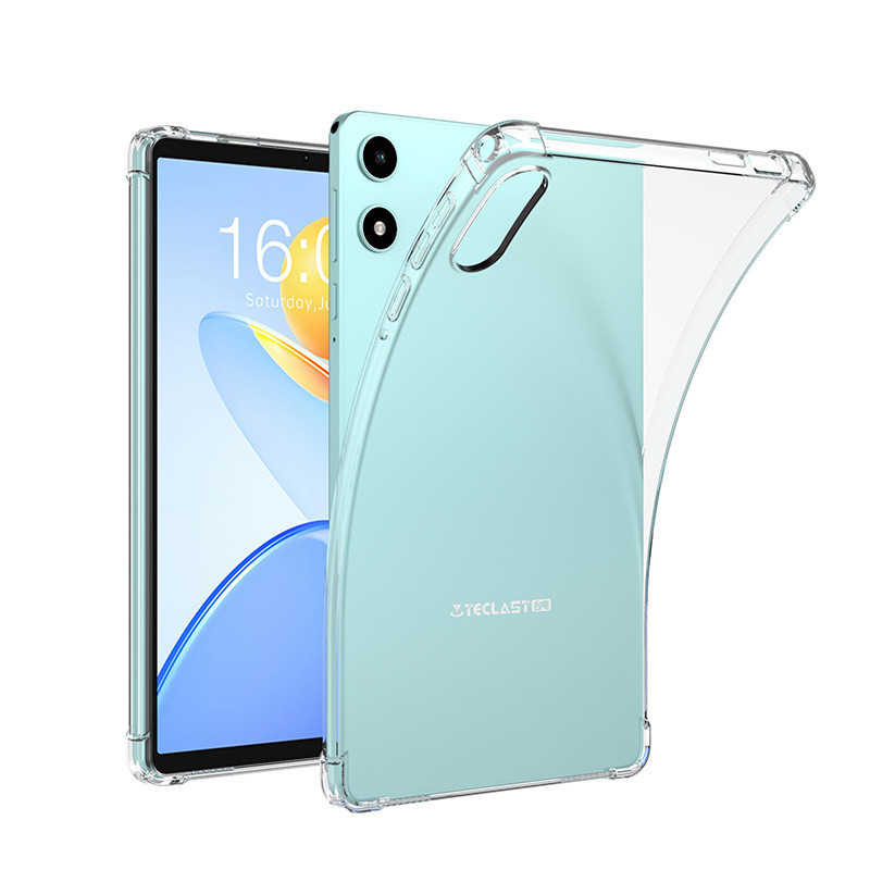 กรณีแท็บเล็ตสําหรับ Teclast P50 Mini 8.7 "2026 โปร่งใส Air-ถุงซิลิโคนอ่อนนุ่มป้องกันกันกระแทกสําหรับ