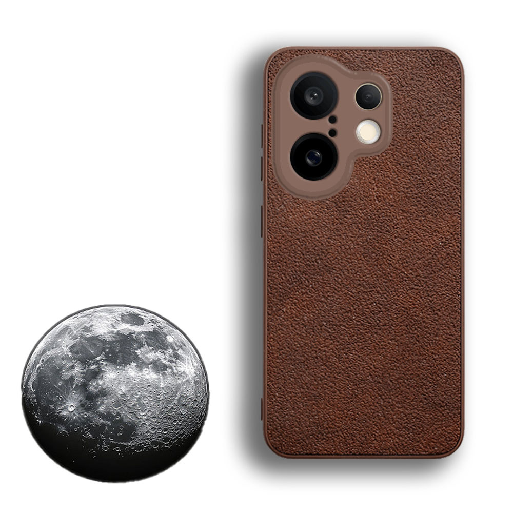 สําหรับ Vivo X200 FE V2503 S30 Pro Mini ยางหยาบ Texture Retro เคสโทรศัพท์กันกระแทก Grip Slim ฝาครอบป