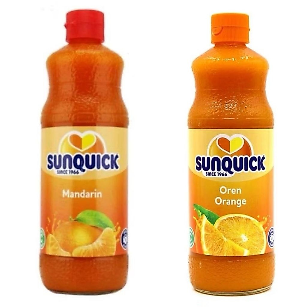 [ 1 คำสั่งซื้อ ไม่เกิน 2 ขวด นะคะ ] SUNQUICK ซันควิก น้ำส้มสูตรเข้มข้น ขนาด 700มล. 2รส