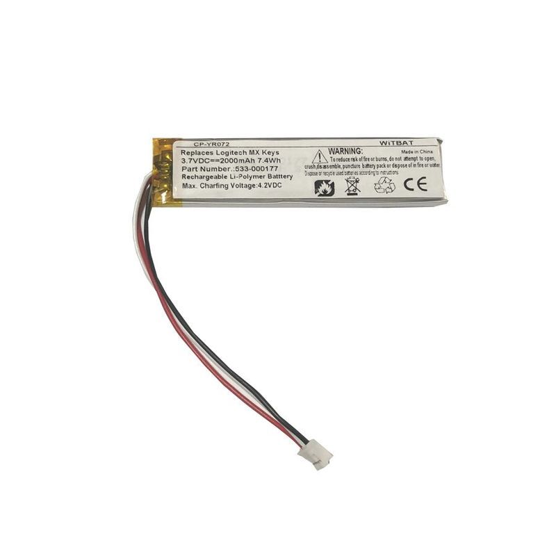 เหมาะสําหรับ MX KEYS YR0073 แบตเตอรี่คีย์บอร์ดไร้สาย 533-000177