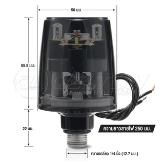 DELTON เพรสเชอร์สวิตช์ Pressure Switch สวิตช์แรงดัน ตัวตัดน้ำ อะไหล่ปั๊ม ปั๊มน้ำอัตโนมัติ ปั๊มน้ำอินเวอร์เตอร์