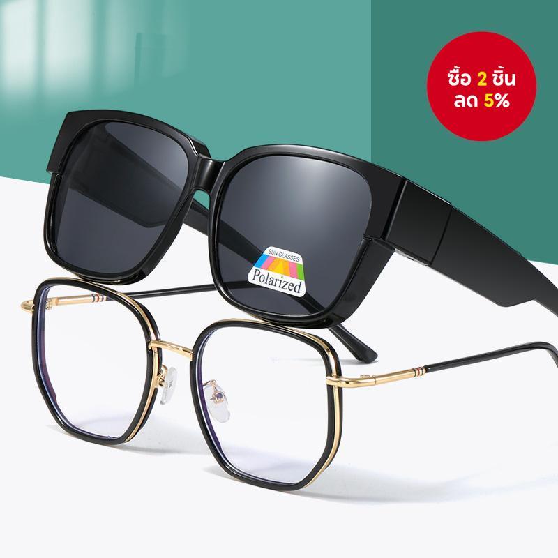 แว่นกันแดดโพลาไรซ์สําหรับผู้ชายผู้หญิง UV400 ป้องกันขับรถตกปลาแฟชั่น Shades ราคาถูก Shopee Lazada