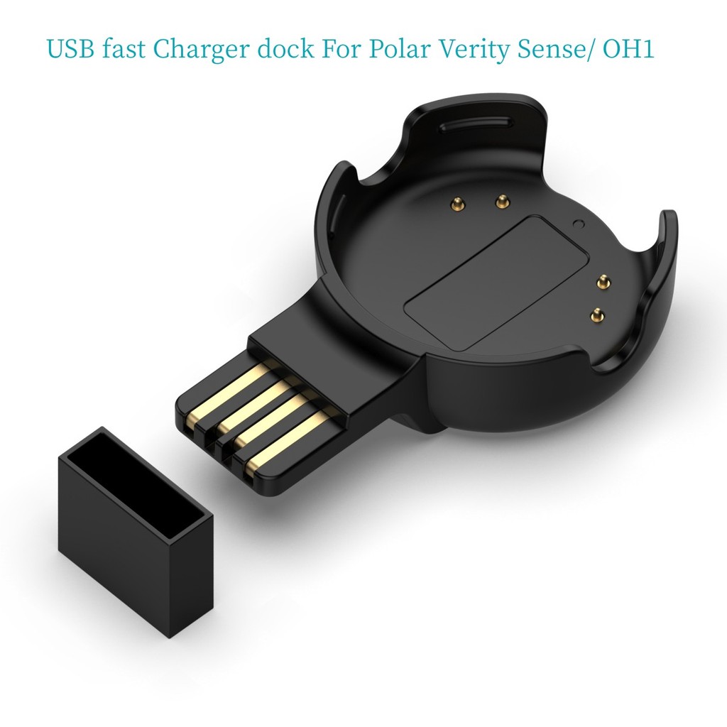 USB fast Charger dock สําหรับ Polar Verity Sense OH1 Cradle ชาร์จเครื่องชาร์จนาฬิกาอัจฉริยะ