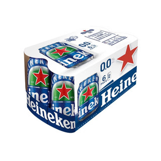 ไฮเนเก้น 0.0 กระป๋องมอลต์ไม่มีแอลกอฮอล์ Heineken 0.0 Non-Alcoholic Malt Can 330ml. Pack6