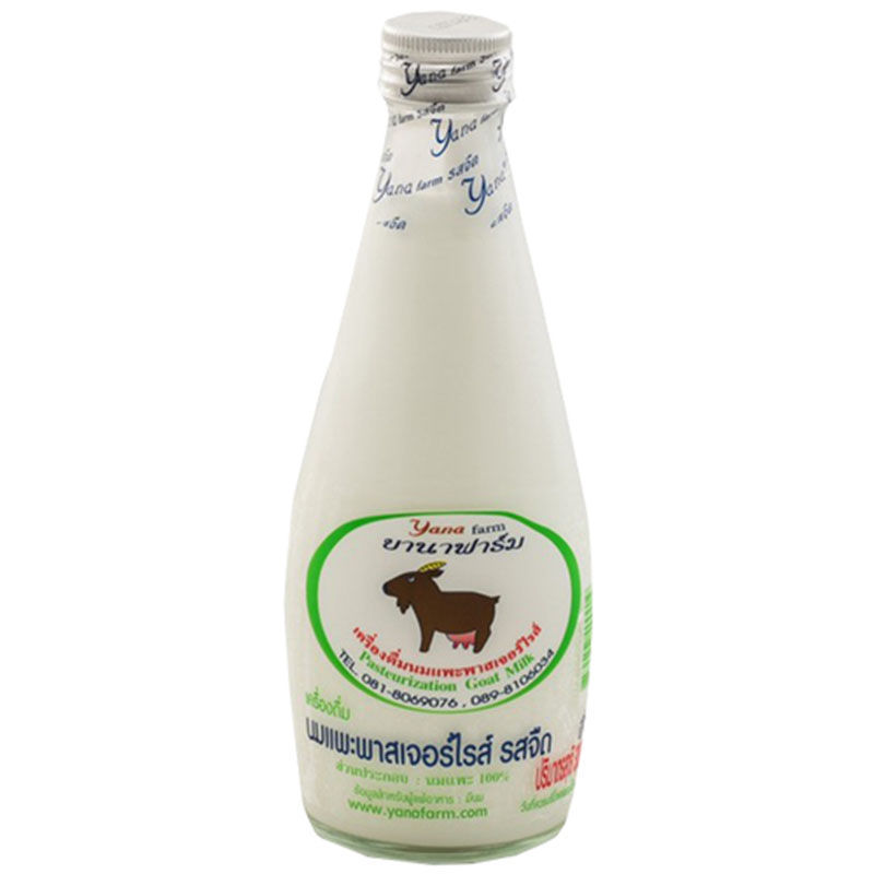 [สินค้าส่งด่วน] ยานาฟาร์ม นมแพะพาสเจอร์ไรส์ รสจืด 1 ลิตร YANAFARM PASTEURIZATION GOAT MILK 1 L
