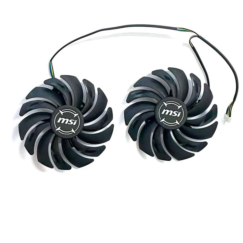ใหม่ 95 มม.4pin PLD10010S12HH GPU พัดลมสําหรับ MSI GeForce GTX1060 1070 1070ti 1080 1080ti 6/8GB ARM