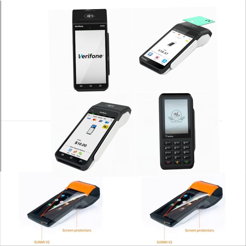 MESIN LAYAR [AGH] Anti-Scratch Hydrogel EDC / POS Verifone T660P T650P T650C X650P X990 Clear Matte 