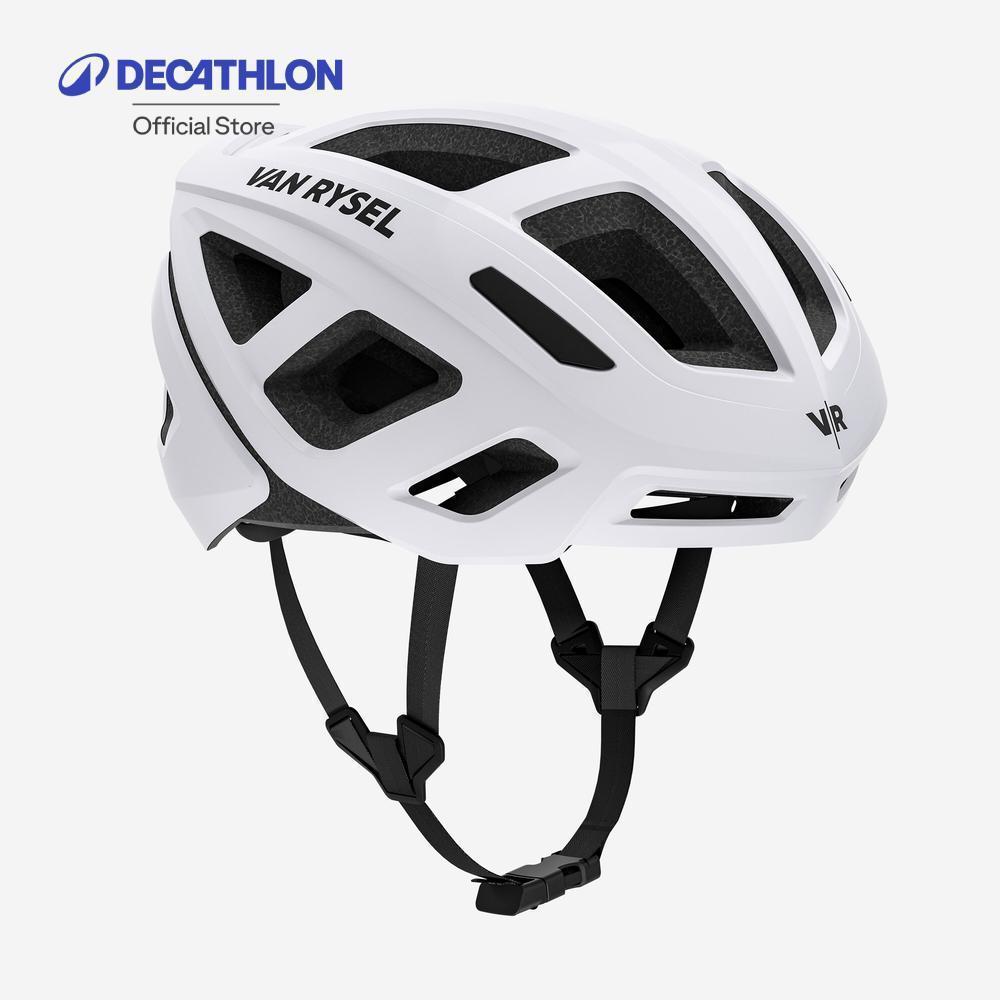 Decathlon Roadr 500 Road Cycling Helmet หมวกกันน็อคสำหรับการปั่นจักรยาน รุ่น Roadr 500 - White