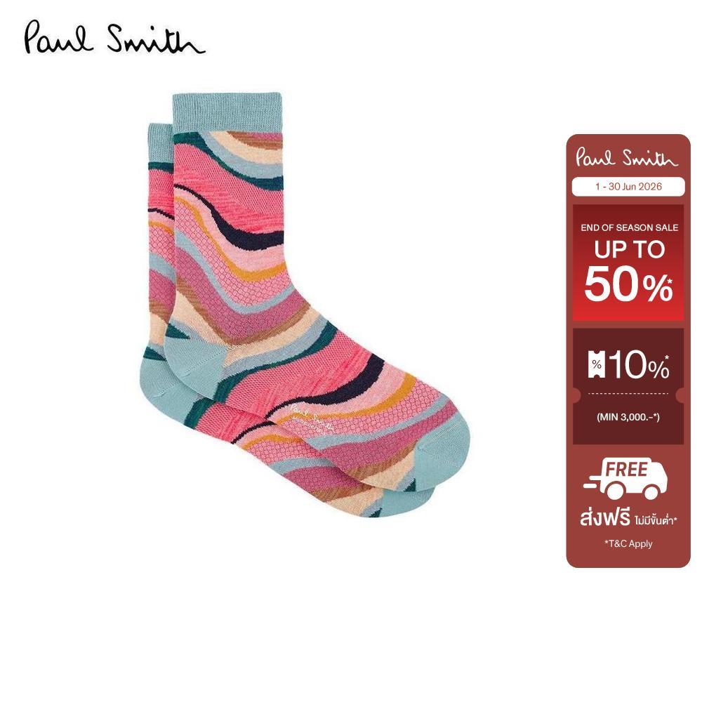 Paul Smith ถุงเท้าผู้หญิง รุ่น W1A-131CI-U891-62 สี Brown