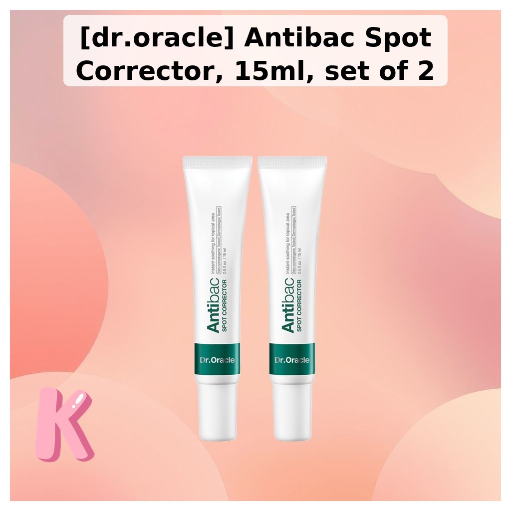 (ดีที่สุด) [dr.oracle] Antibac Spot Corrector, 15ml, ชุด 2 / Korean Spot Corrector / Blemish Treatme
