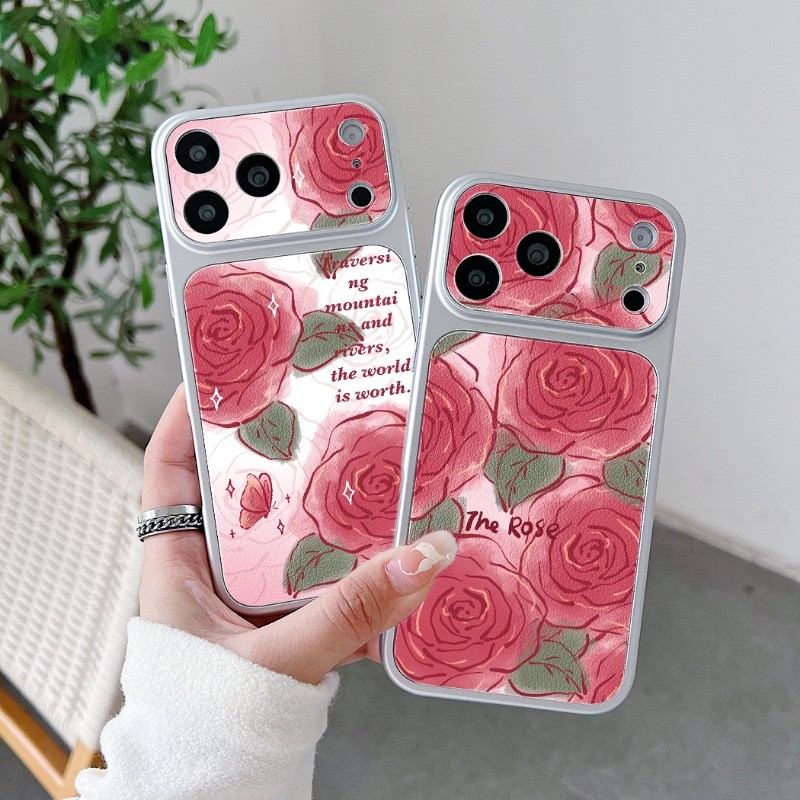 โรแมนติกสีแดง Rose หนังสําหรับ Redmi R70M 15A 15R 12 12C 12R 11A 10 10A 10C 9T 9 Power 9A 9C NFC 9i 