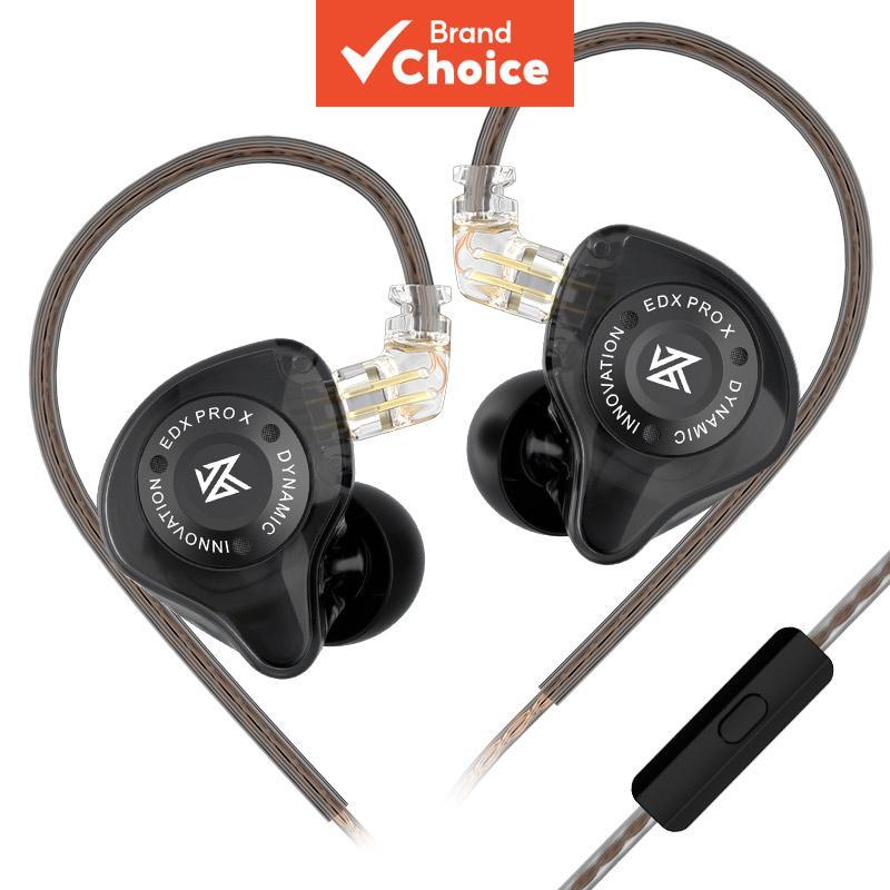 หูฟังอินเอียร์ไดนามิก KZ EDX PRO X เบสหนัก ตัดเสียงรบกวนสําหรับกีฬาและดนตรี รุ่น ZSTX, ZSN PRO X