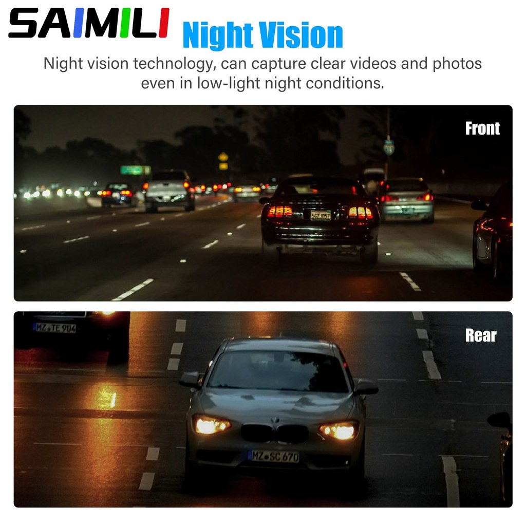 กล้องติดรถยนต์ Dash Dvr 24h Hd 1080p กล้อง