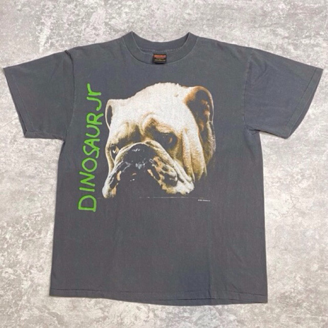 BROCKUM Dinosaur Jr Dogie Faded Tag Band T-Shirt