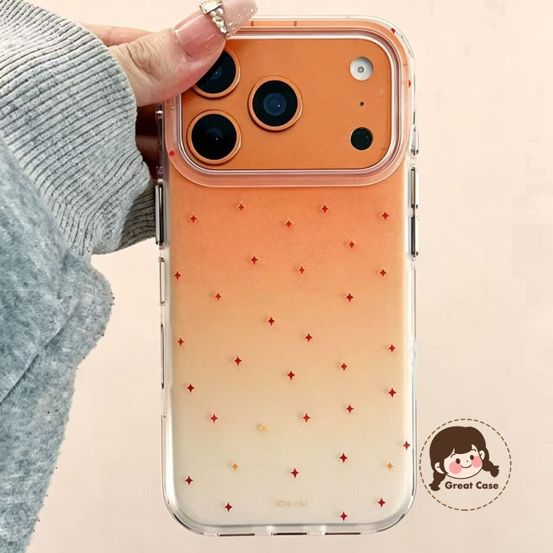 Ins สไตล์ Gradual สีส้มดาวสําหรับ Vivo Y21 Y29 Y29S Y29T Y28 Y28E Y28S Y27 Y27S Y22 Y22S Y21S Y21A Y
