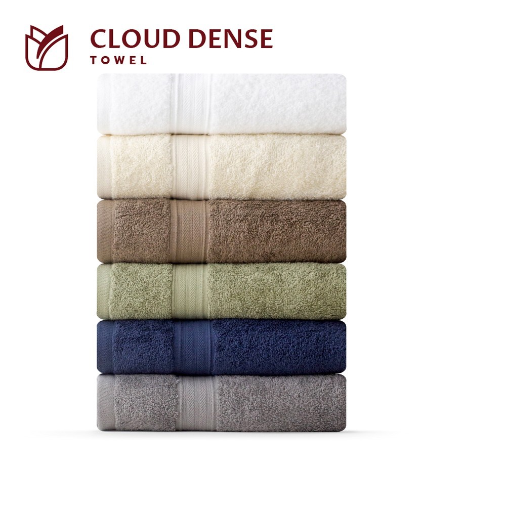 Frolina Cloud Dense Towel Collection ผ้าขนหนูเนื้อผ้าโรงแรมทอขนเดี่ยว นุ่มแน่น ป้องกันแบคทีเรีย