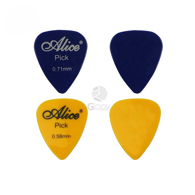 Alice Guitar Pick Glossy ABS Shrrapnel Folk Pick Anti-Slip Electric Guitar Pick Guitar Accessories