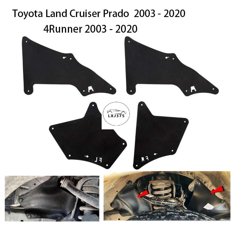 ยาง Fender อุปกรณ์เสริมสําหรับ Toyota Land Cruiser Prado J120 J150 FJ Cruiser J120 J150 FJ Cruiser