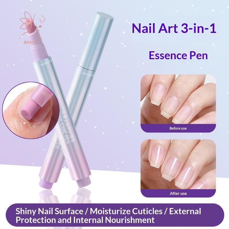 [maybeauty] ปากกาน้ํามันเล็บ 3in1 พร้อม Cuticle Pusher และเคล็ดลับเซรามิกสําหรับแก้ไขเล็บที่แห้งเสียที่บ้าน {TH}