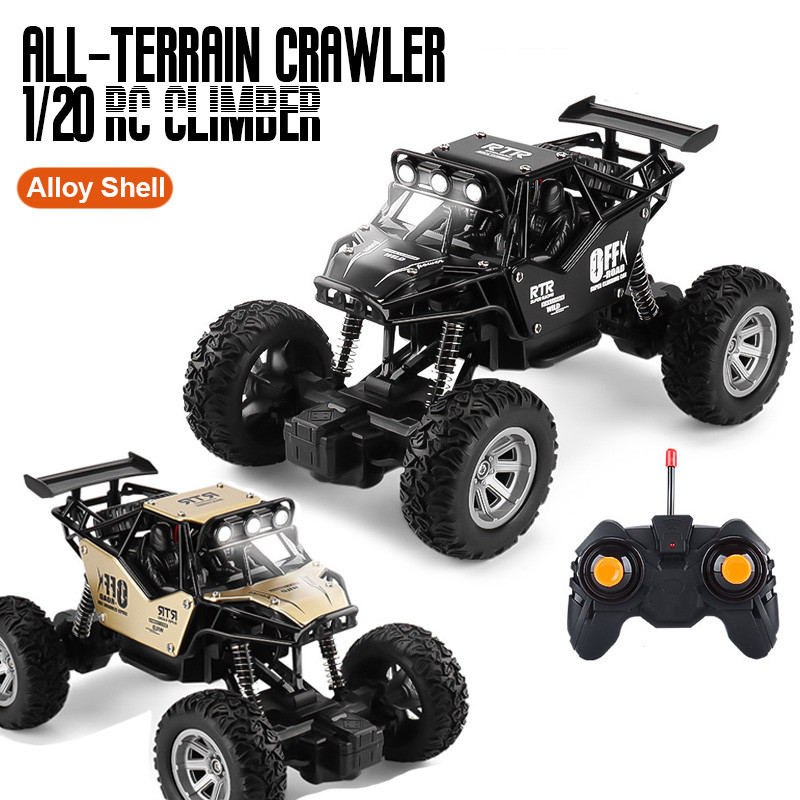 รถ RC Off-Road 1/20 ปีนเขารีโมทคอนโทรลรถ Buggy รถแข่งความเร็วสูงรถบรรทุก Led ของเล่นเด็กผู้ชายสําหรั