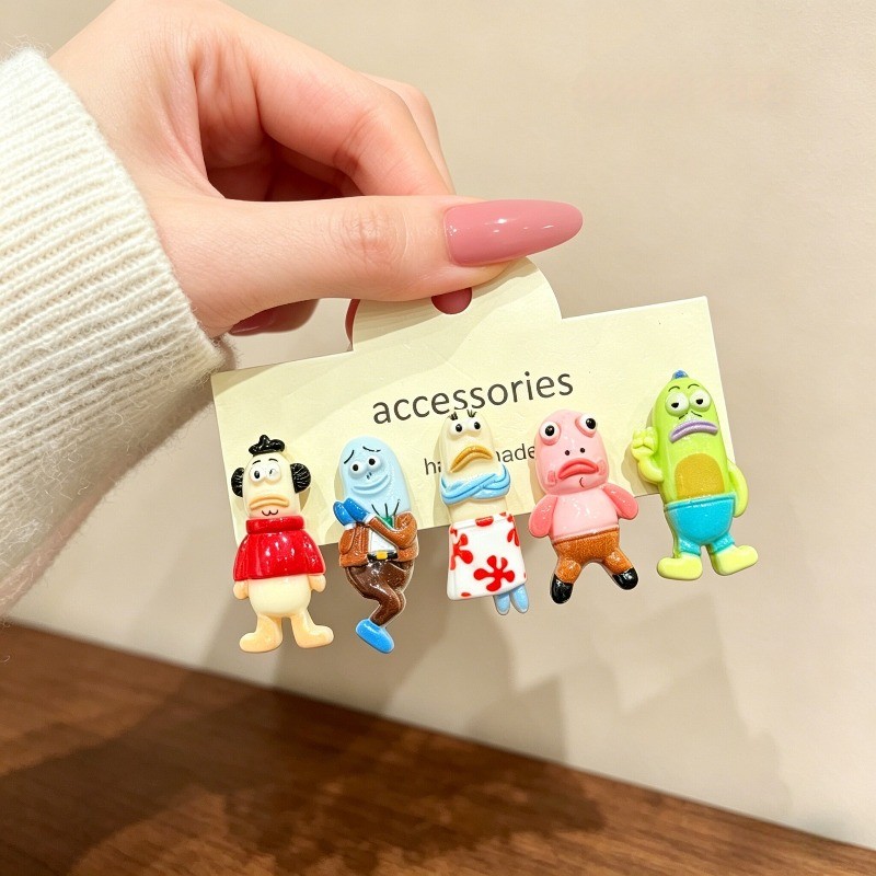 ชุด 10 ชิ้น บิชี่เปา น่าเกลียดน่ารักปลาใบ้มินิกิ๊บสาวหน้าผากผมหักเรียบตลกน่ารักทุกการแข่งขัน หมวก