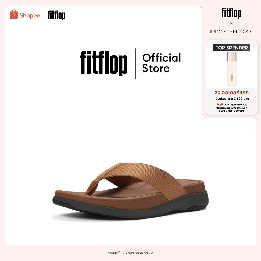 FITFLOP F-MODE GO TEXTURED-WEBBING T/P รองเท้าแตะแบบหูหนีบผู้ชาย รุ่น A1W-A69 สี DESERT TAN