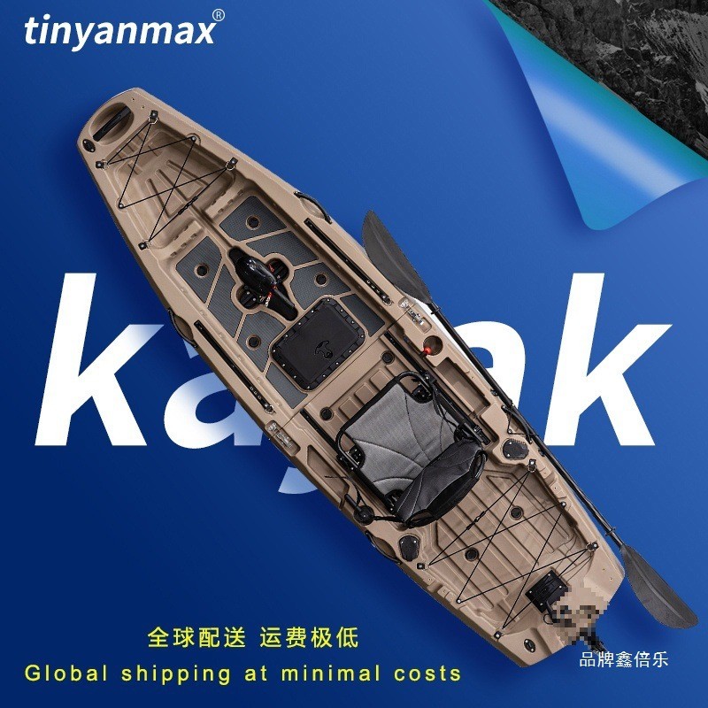 KAYAK KAYAK KAYAK KAYAK Splicing Canoe Rolling พลาสติก Drifting เรือ Hard เรือตกปลาแบบพกพาเรือ