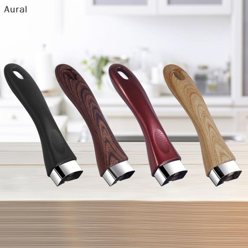 Aural Bakelite Pan หม้อจับ Anti Scalding ทนทาน Pan Universal Ergonomic อุปกรณ์ครัวเปลี่ยนที่ถอดออกได้ Bakelite Grip al