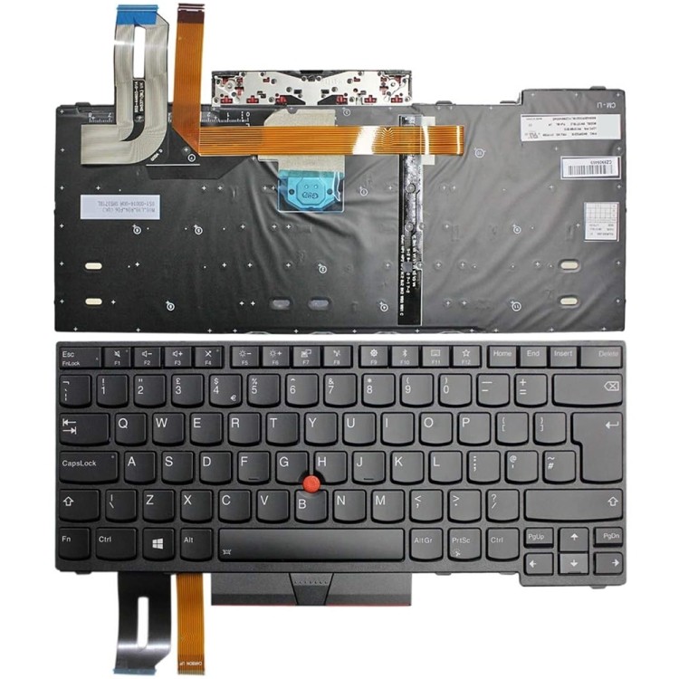 มาใหม่ล่าสุดชิ้นส่วนแล็ปท็อปรุ่น UK แป้นพิมพ์แล็ปท็อปสําหรับ Lenovo Thinkpad T480s E480 L480/Lenovo 