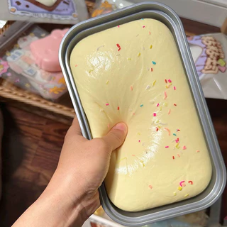 Big Squishy กล่องเค้กเหนียวมือช้า Rebound ของเล่นบีบของเล่นช้า Rebound PU การ์ตูนของเล่นเด็กของขวัญ