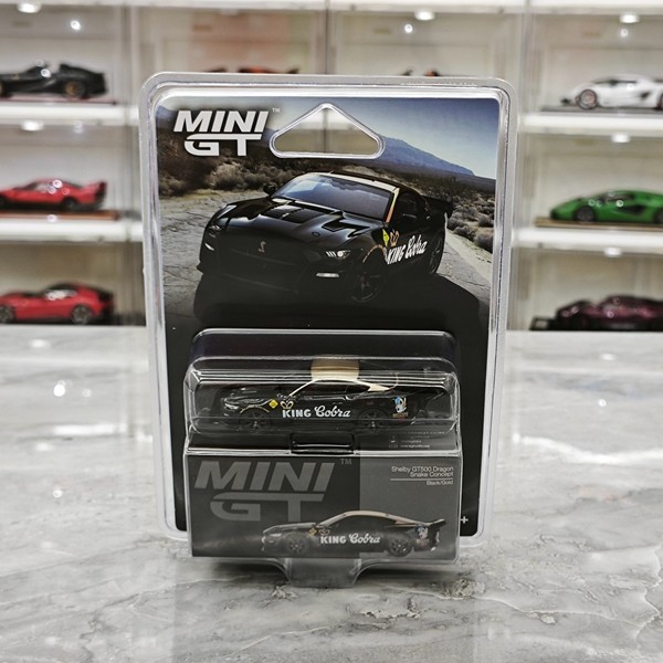 MINI GT 1:64 # 1130 Mustang Shelby GT500 โมเดลรถอัลลอย