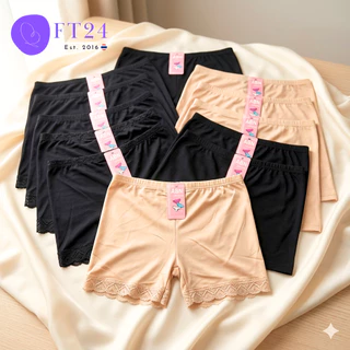 NB 💖กางเกงซับใน 1 ตัว สีเนื้อ/สีดำ Free size ขาธรรมดา/ขาลูกไม้ ผ้าคอตตอน ฟรีไซส์ อย่างดี แบรนด์ไทย ABN
