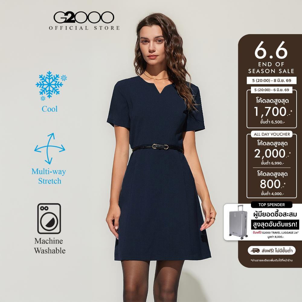 G2000 เดรสสำหรับผู้หญิง รุ่น A-Shape 5123105279 NAVY