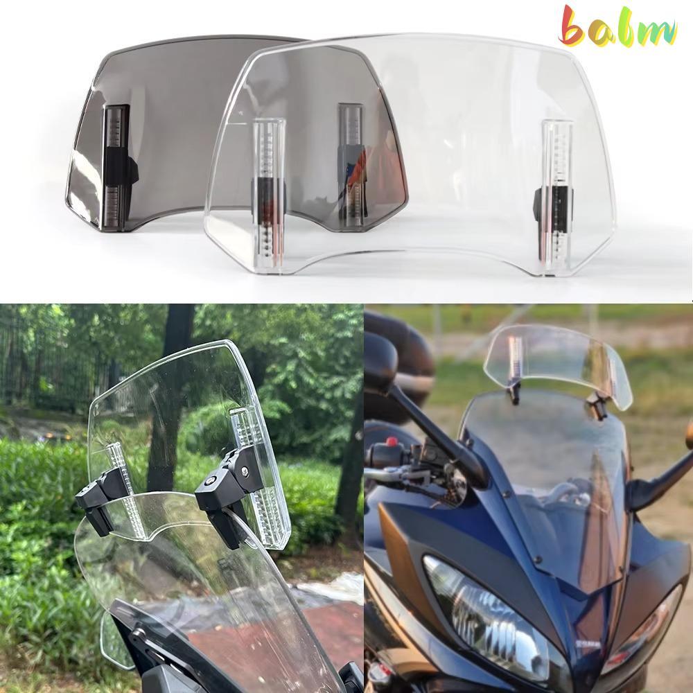 BALM Extension กระจก,ปรับ Clamp-On กระจกรถจักรยานยนต์,ปรับ Deflector สปอยเลอร์กระจกสําหรับ Africa Tw