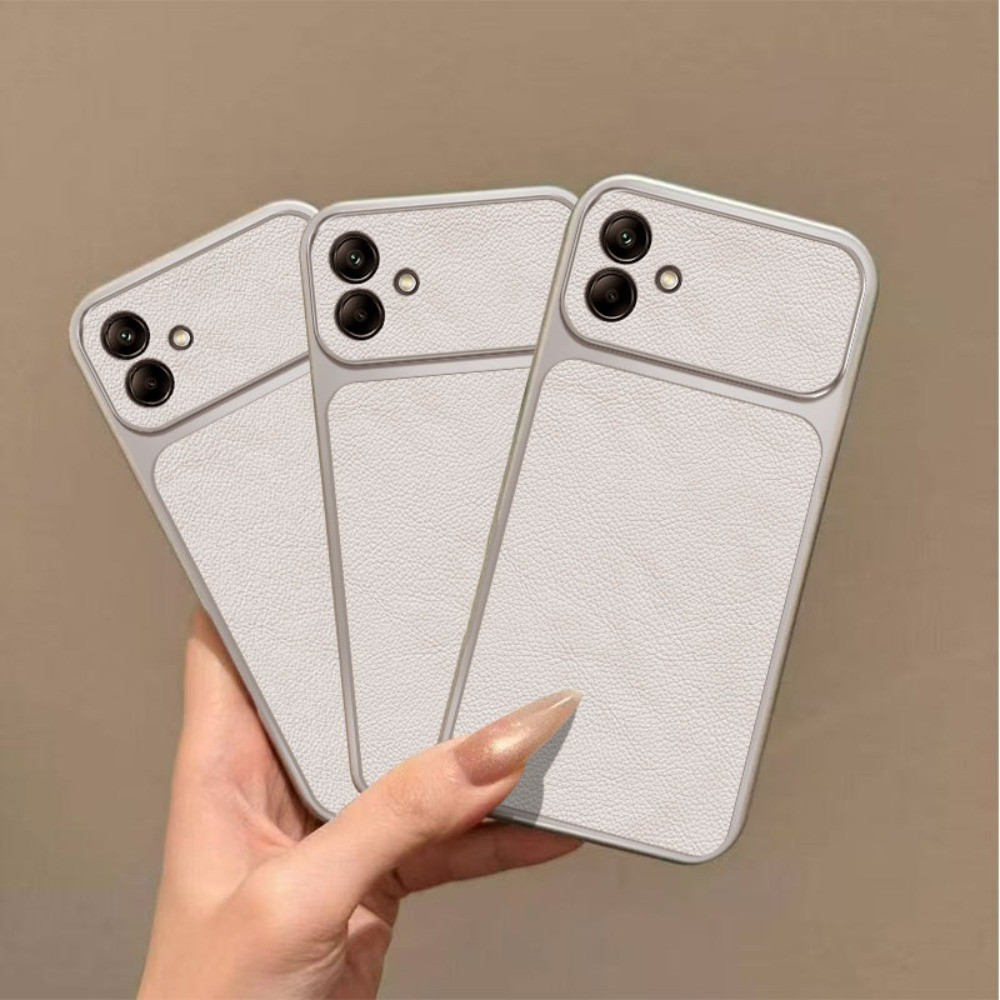 หรูหราลิ้นจี่หนังกันกระแทกสําหรับ Samsung Galaxy A06 F06 M05 M06 ทันทีเปิดกันชนคลุมทั้งหมด BIVO