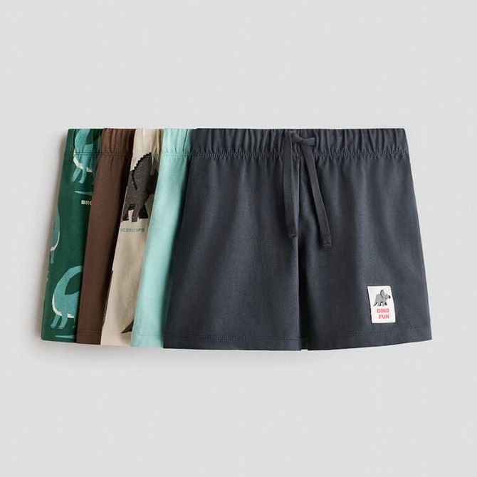 H&M(เอชแอนด์เอ็ม) กางเกงขาสั้นแบบสวม แพ็ก 5 ตัว เด็กผู้ชาย 1137429_12