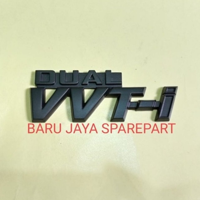 สัญลักษณ์การเขียน DUAL VVT-I สีดําดั้งเดิม