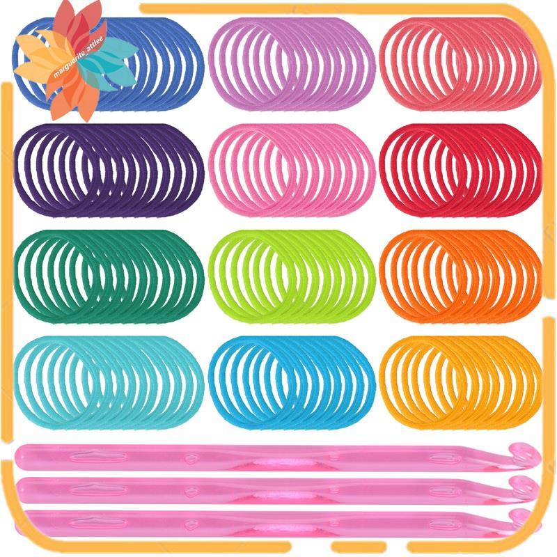192 ชิ้น 7 นิ้ว Potholder Loops ทอผ้า Loops หัตถกรรม Loops 12 สีสําหรับ DIY หัตถกรรมอุปกรณ์ A