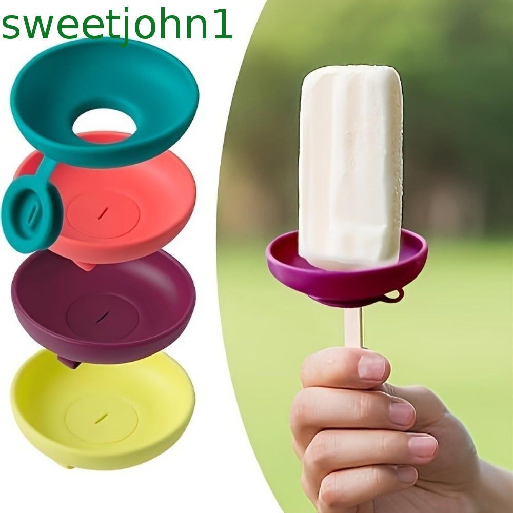SWEETJOHN Anti-Drip Ice Cream Holder, Drip Proof Ice Cream Protector, Portable Anti-Flow Mess Free I