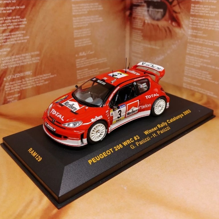Marlboro IXO Peugeot 206 WRC World Rally Championship 200
