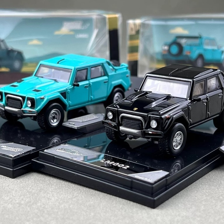 [ใหม่ในเดือนพฤษภาคม] พร้อมสต็อก Shadow Pro 1: 64 Lamborghini LM002 โมเดลรถโลหะผสมออฟโรด GCD