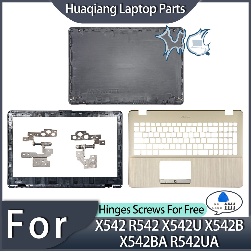 สําหรับ ASUS X542 R542 X542U X542B X542BA R542UA LCD ด้านหน้า Bezel Palmrest ด้านล่างเปลี่ยน