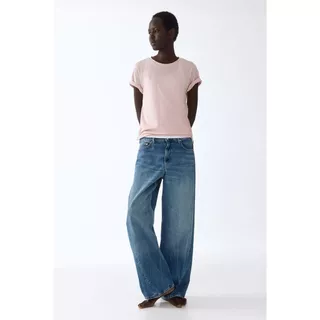 H&M(เอชแอนด์เอ็ม) เสื้อยืดคอตตอน Women Cotton T-shirt 1270848_7