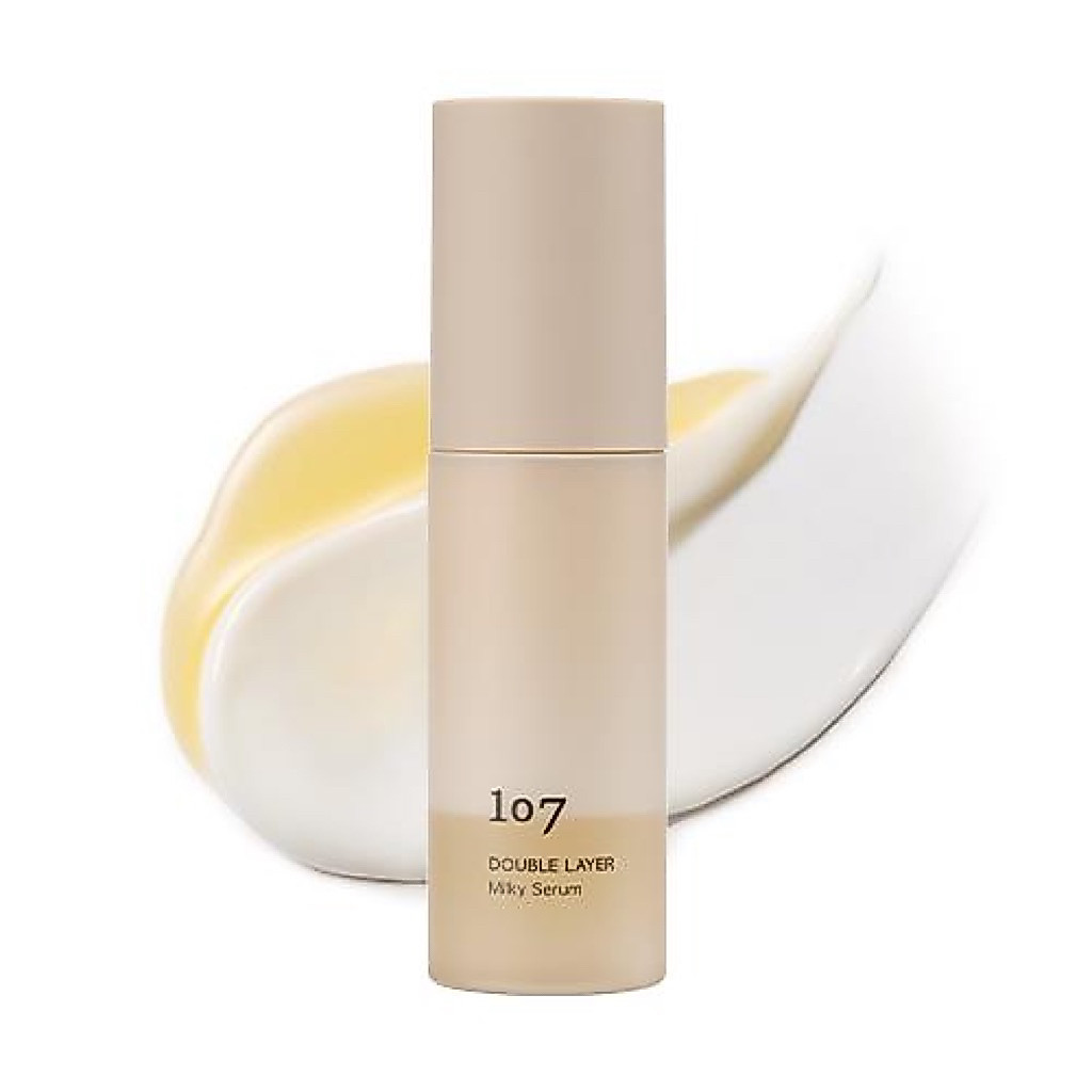 107 Double Layer Milky Serum เซรั่มบำรุงสองชั้น อนุภาคขนาดเล็กกว่า 300da ซึมสู่ผิวชั่นลึกช่วยยกกระชับผิวตึงขึ้น66%✅เริ่ด