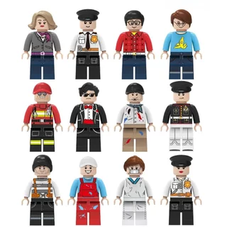 Action Figures มินิฟิกเกอร์พอดีแบบกําหนดเอง ของเล่นเปลี่ยนได้สําหรับบล็อกตัวต่อสากล