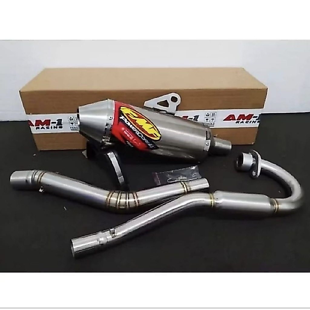 FMF Powercore4 ท่อไอเสีย Stanlisse สําหรับ Klx150 - Ksr110 - Crf150 - Msx125 - Wr155