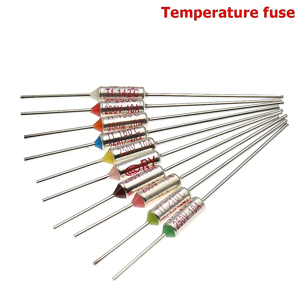 10PCS TF ความร้อนฟิวส์ RY 10A 250V อุณหภูมิ 185C 192C 216C 240C 250C